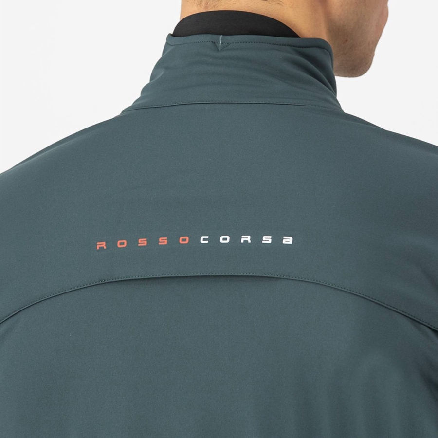 Castelli ALPHA DOPPIO ROS Jassen Heren Groen Zwart | PRH038259