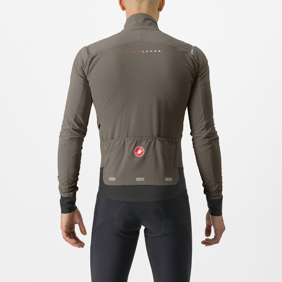 Castelli ALPHA FLIGHT ROS Jassen Heren Zilver Grijs | YID802461