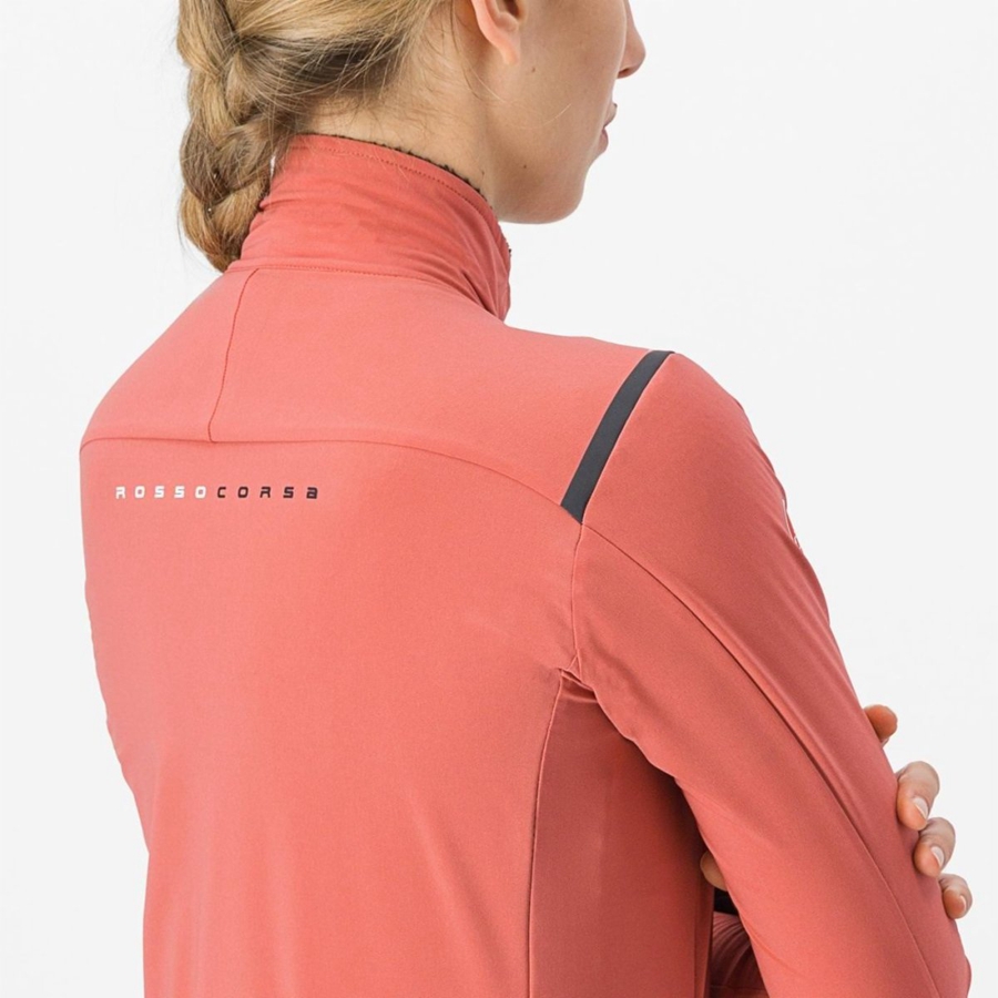 Castelli ALPHA FLIGHT ROS W Jassen Dames Rood Zwart Zwart | AKD306975