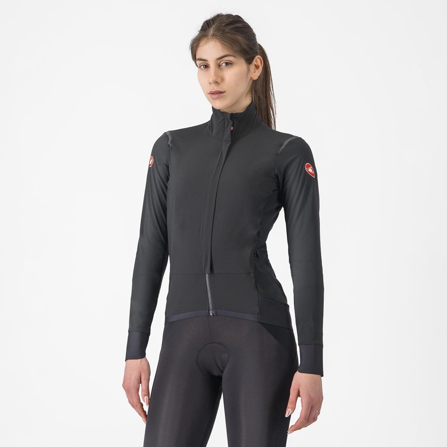 Castelli ALPHA FLIGHT ROS W Jassen Dames Zwart Zwart | LVB385974