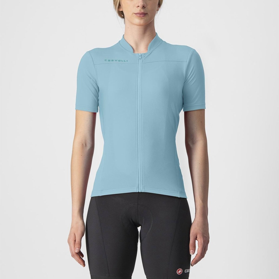 Castelli ANIMA 3 Jersey Dames Blauw | YVT693857