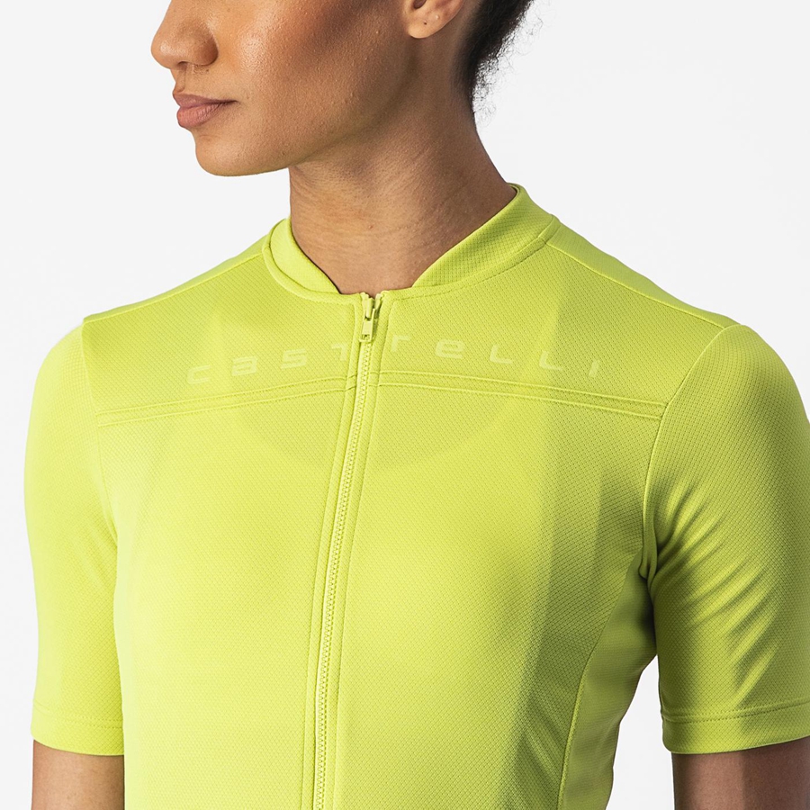 Castelli ANIMA 4 Jersey Dames Lichtgroen | XAC867521