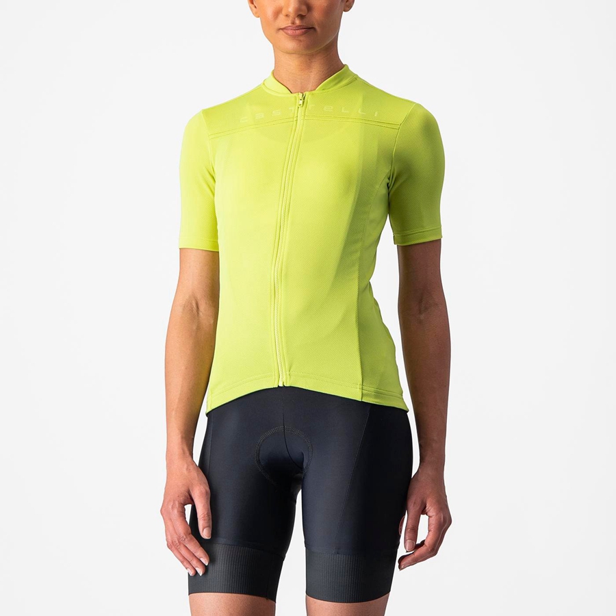 Castelli ANIMA 4 Jersey Dames Lichtgroen | XAC867521