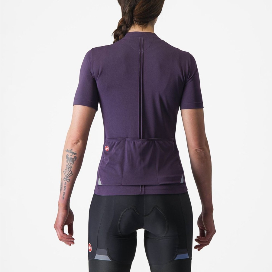 Castelli ANIMA 4 Jersey Dames Paars | ZIN412875