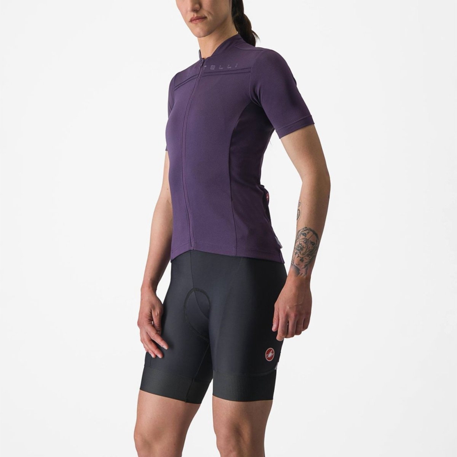 Castelli ANIMA 4 Jersey Dames Paars | ZIN412875