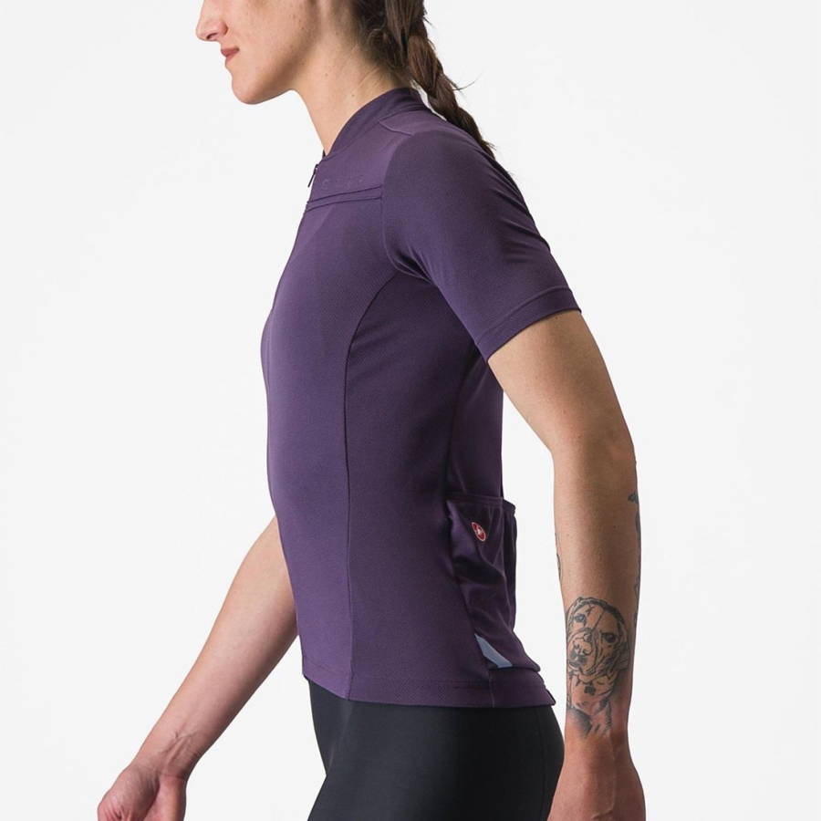 Castelli ANIMA 4 Jersey Dames Paars | ZIN412875