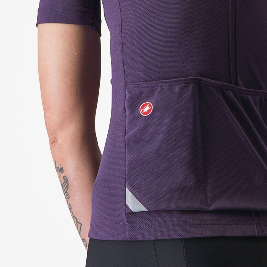 Castelli ANIMA 4 Jersey Dames Paars | ZIN412875