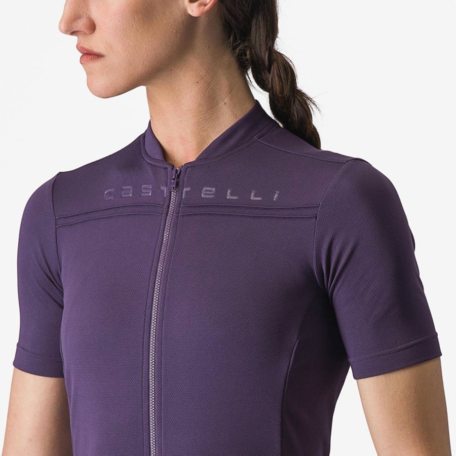 Castelli ANIMA 4 Jersey Dames Paars | ZIN412875