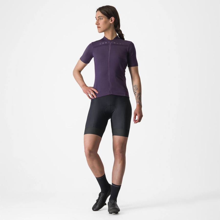 Castelli ANIMA 4 Jersey Dames Paars | ZIN412875