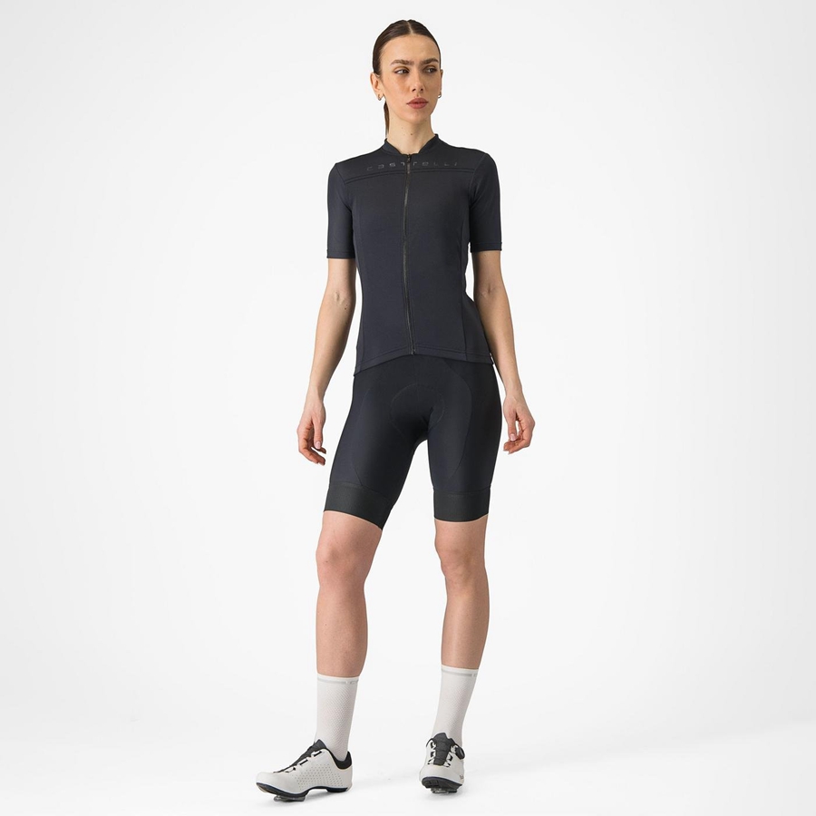 Castelli ANIMA 4 Jersey Dames Zwart | EVC958612