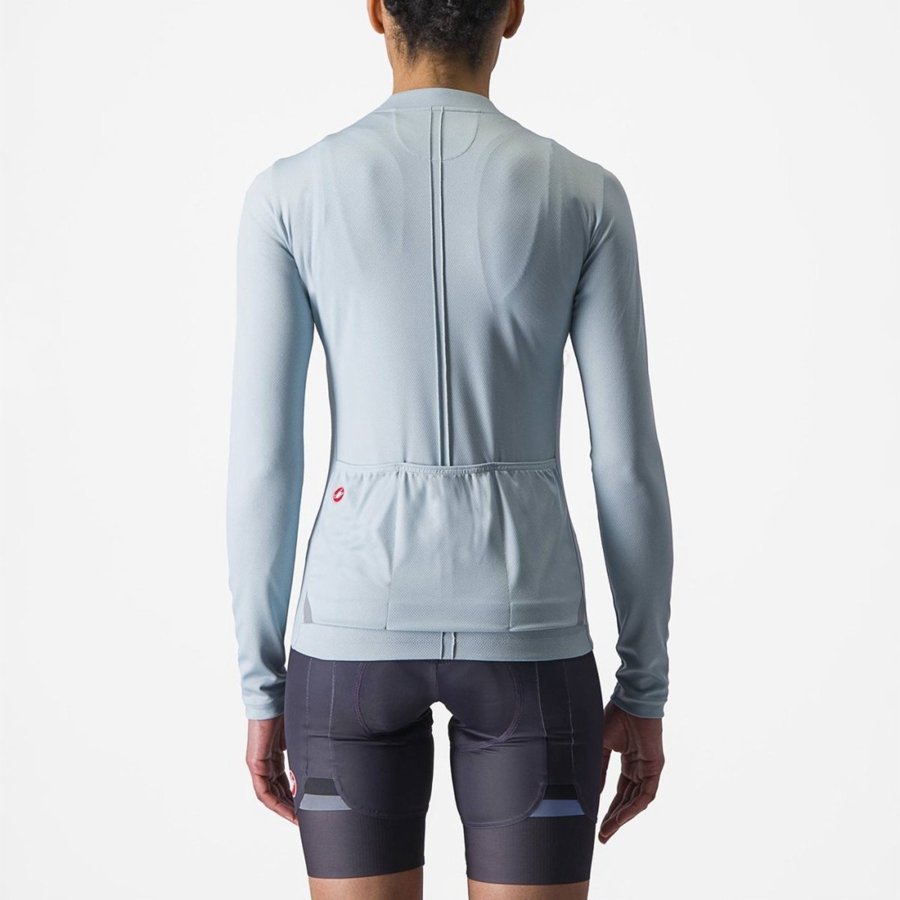 Castelli ANIMA 4 LONG SLEEVE Jersey Dames Blauw | DZW931085