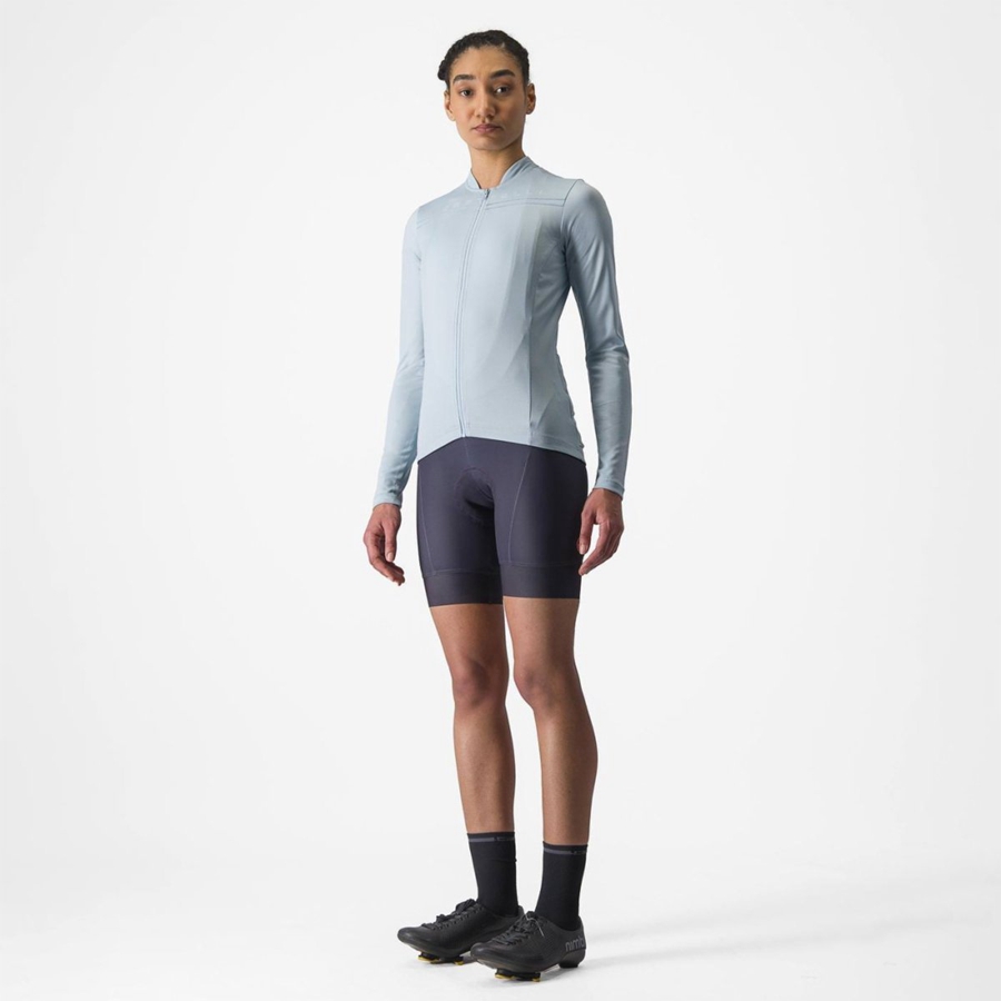 Castelli ANIMA 4 LONG SLEEVE Jersey Dames Blauw | DZW931085