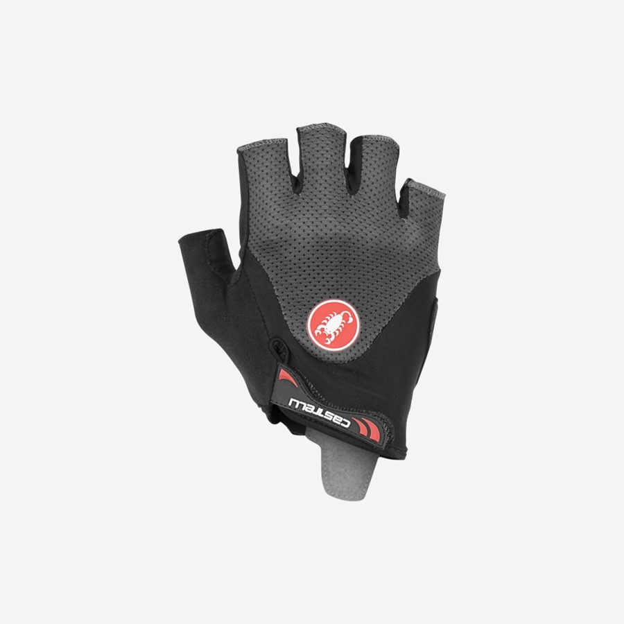 Castelli ARENBERG GEL 2 Handschoenen Heren Donkergrijs | FAU986512