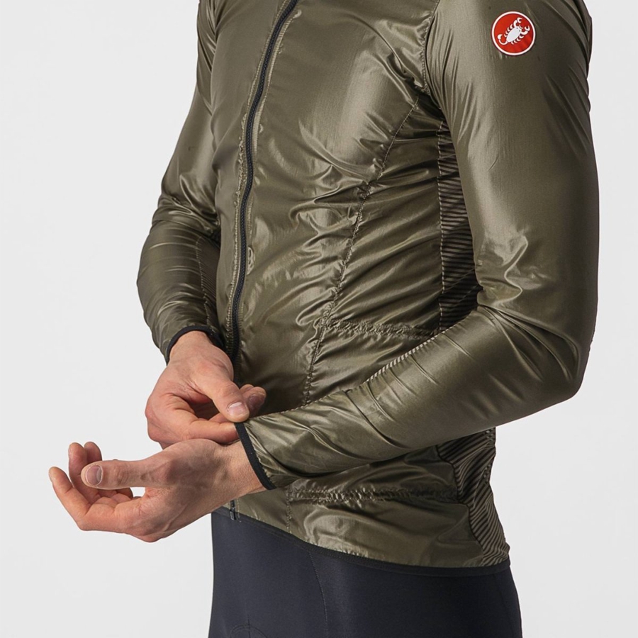 Castelli ARIA SHELL Bescherming Heren Bruin | OBK280193