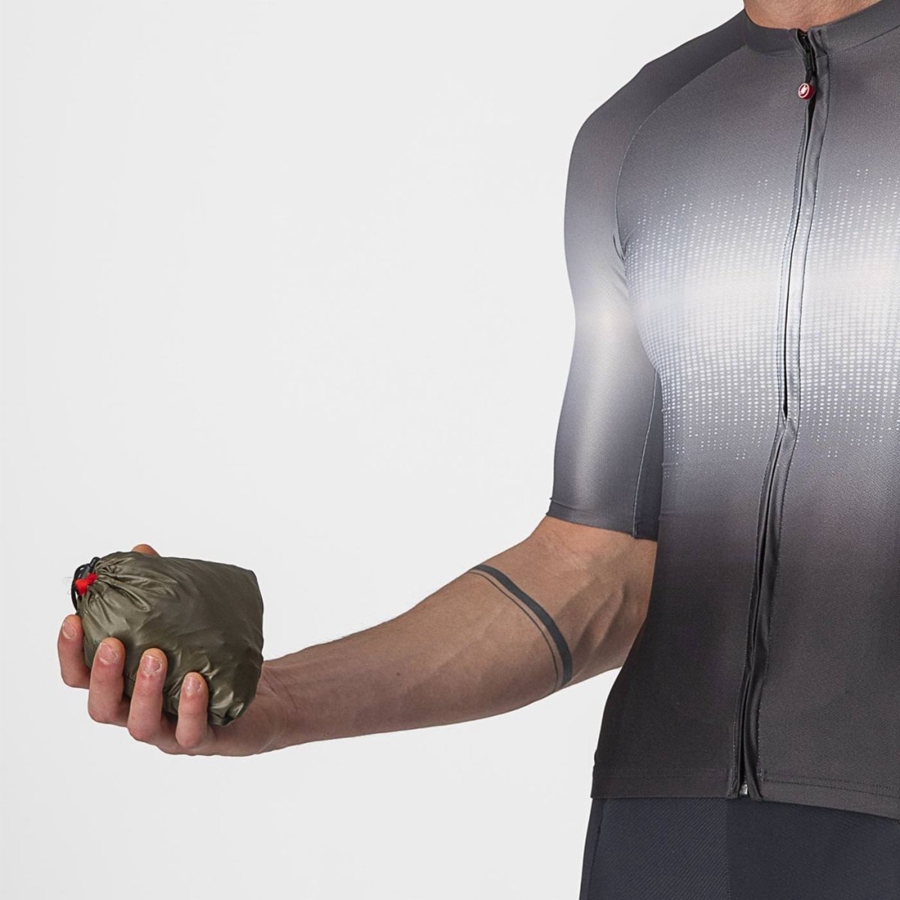 Castelli ARIA SHELL Bescherming Heren Bruin | OBK280193