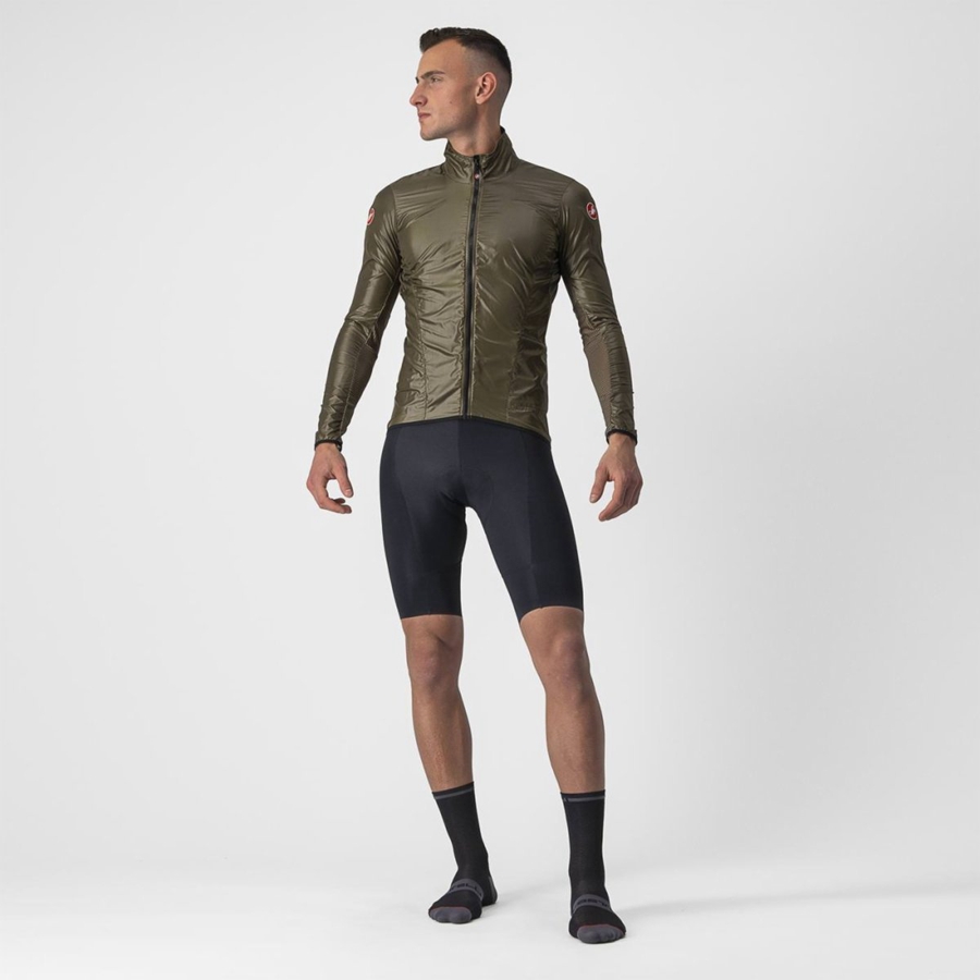 Castelli ARIA SHELL Bescherming Heren Bruin | OBK280193