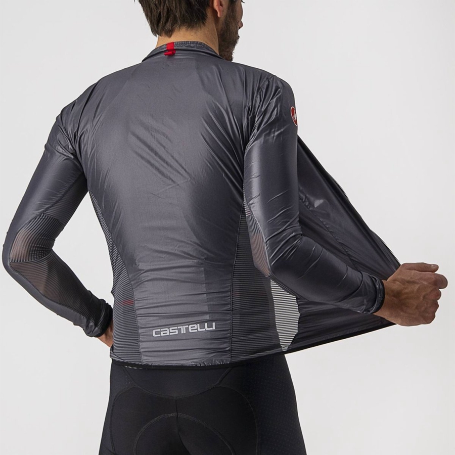 Castelli ARIA SHELL Bescherming Heren Donkergrijs | LDF358107