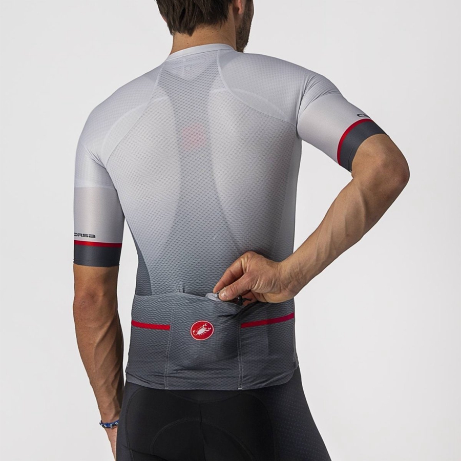 Castelli ARIA SHELL Bescherming Heren Zilver Grijs | WCV453796