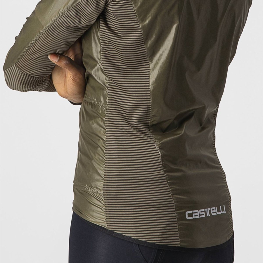 Castelli ARIA SHELL W Bescherming Dames Bruin | BFW513948