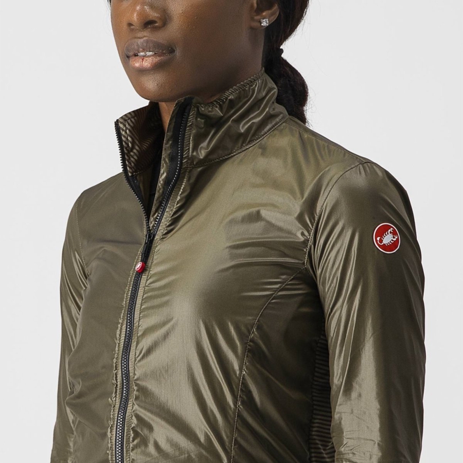 Castelli ARIA SHELL W Bescherming Dames Bruin | BFW513948