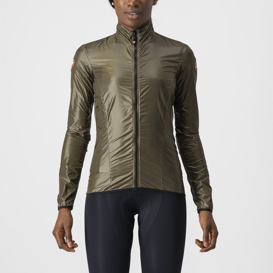 Castelli ARIA SHELL W Bescherming Dames Bruin | BFW513948