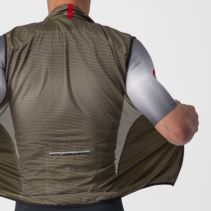 Castelli ARIA Vest Heren Bruin | YNP412596