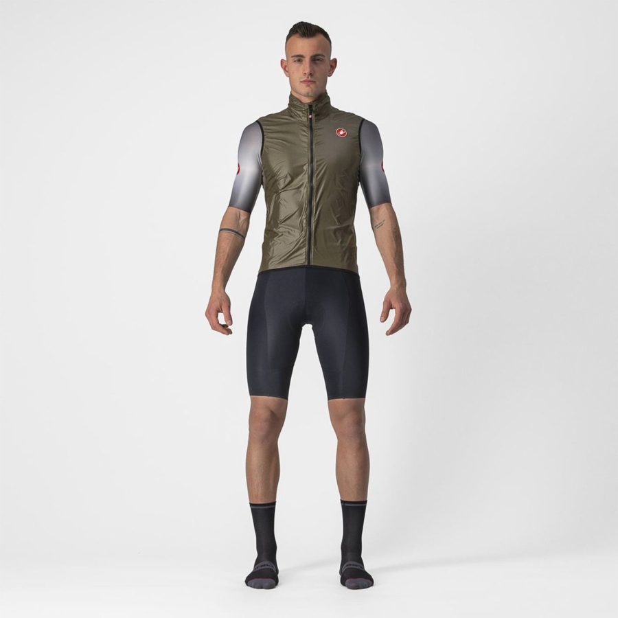 Castelli ARIA Vest Heren Bruin | YNP412596