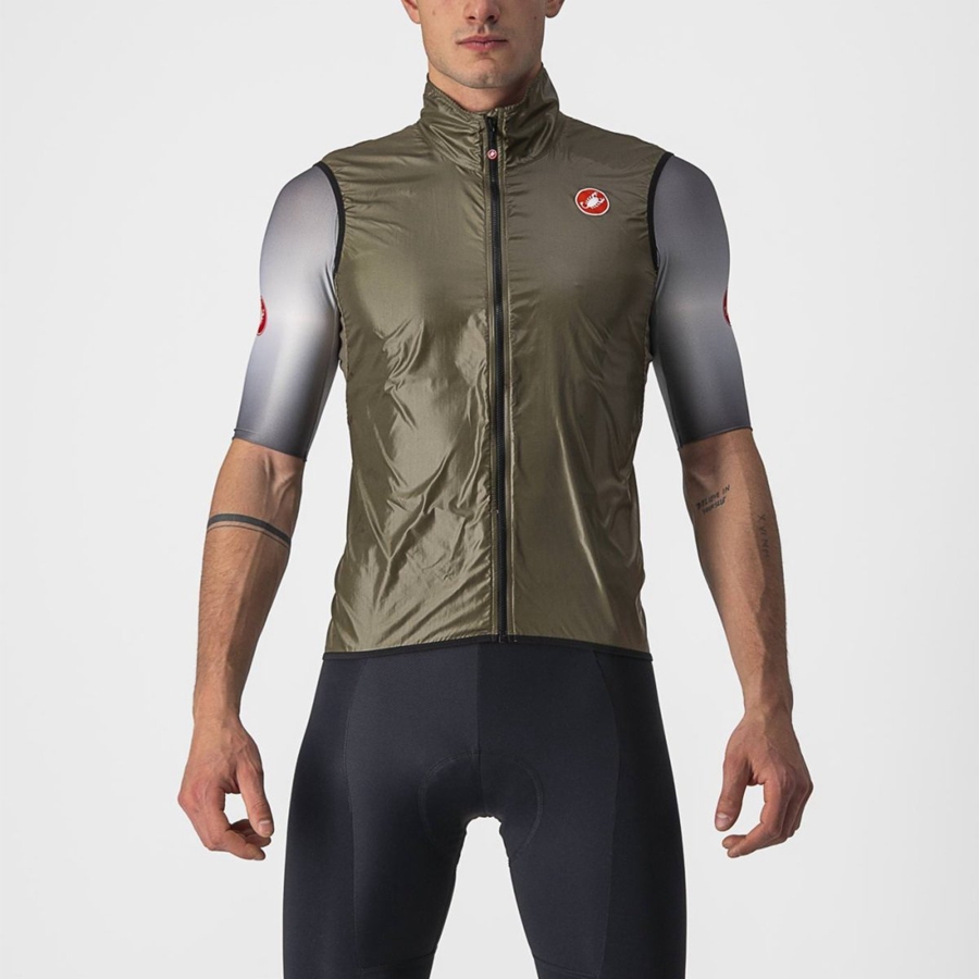 Castelli ARIA Vest Heren Bruin | YNP412596