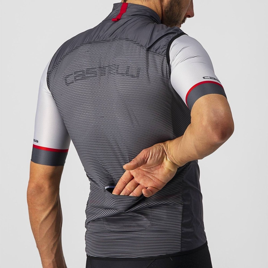 Castelli ARIA Vest Heren Donkergrijs | TCS472806