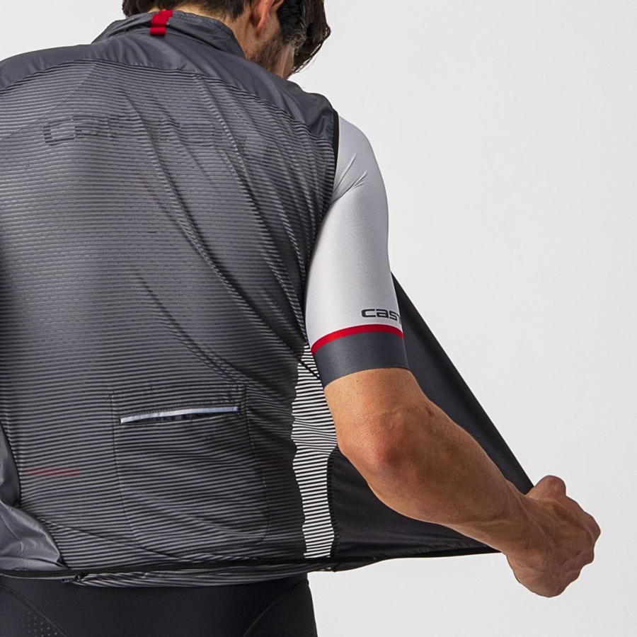 Castelli ARIA Vest Heren Donkergrijs | TCS472806