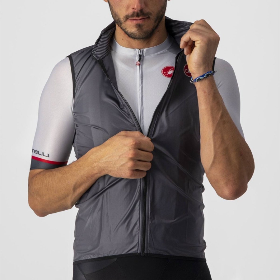 Castelli ARIA Vest Heren Donkergrijs | TCS472806