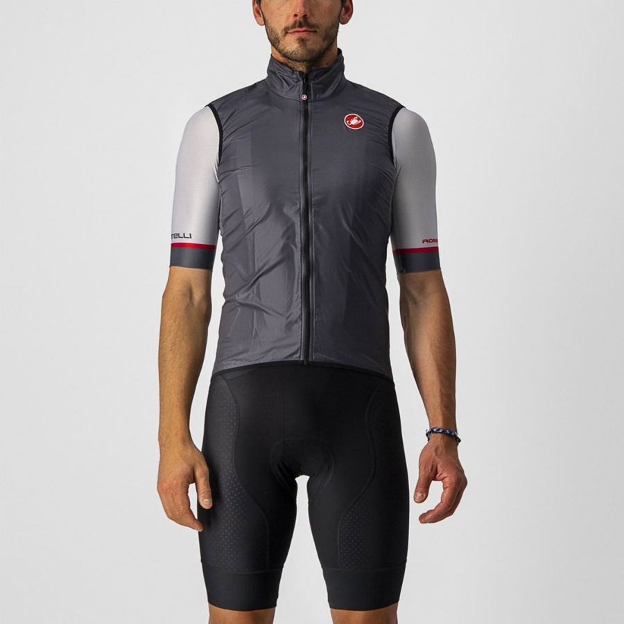 Castelli ARIA Vest Heren Donkergrijs | TCS472806