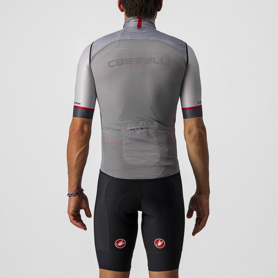 Castelli ARIA Vest Heren Zilver Grijs | CDK250914