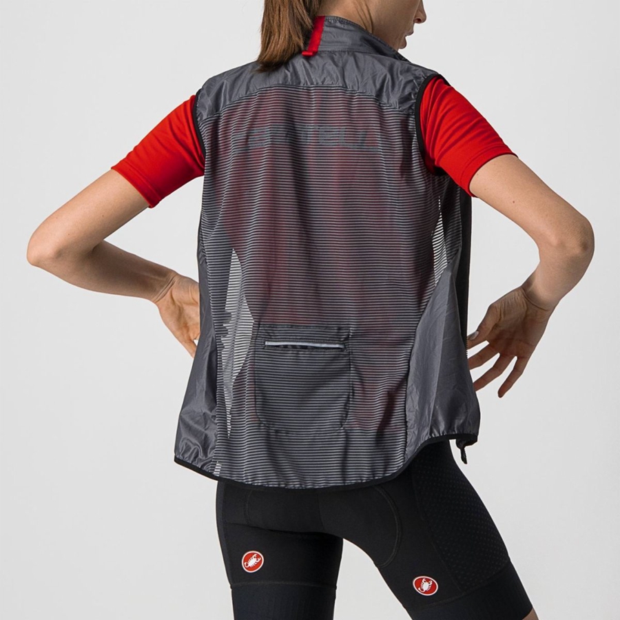 Castelli ARIA W Vest Dames Donkergrijs | FGE915260