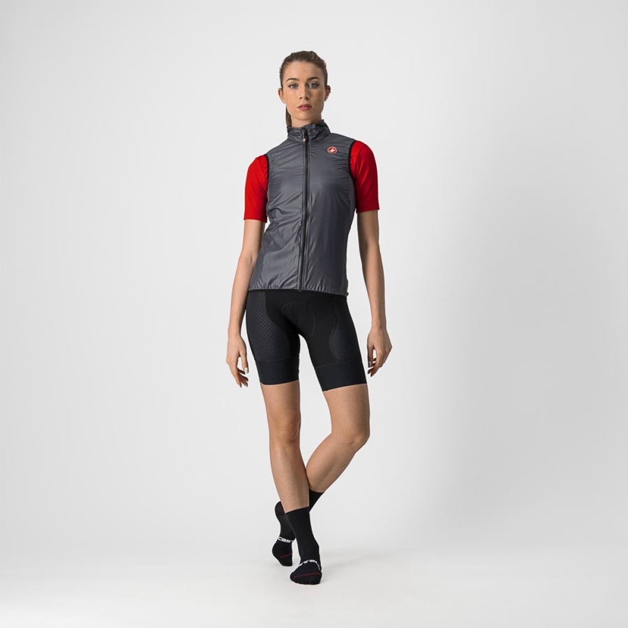 Castelli ARIA W Vest Dames Donkergrijs | FGE915260