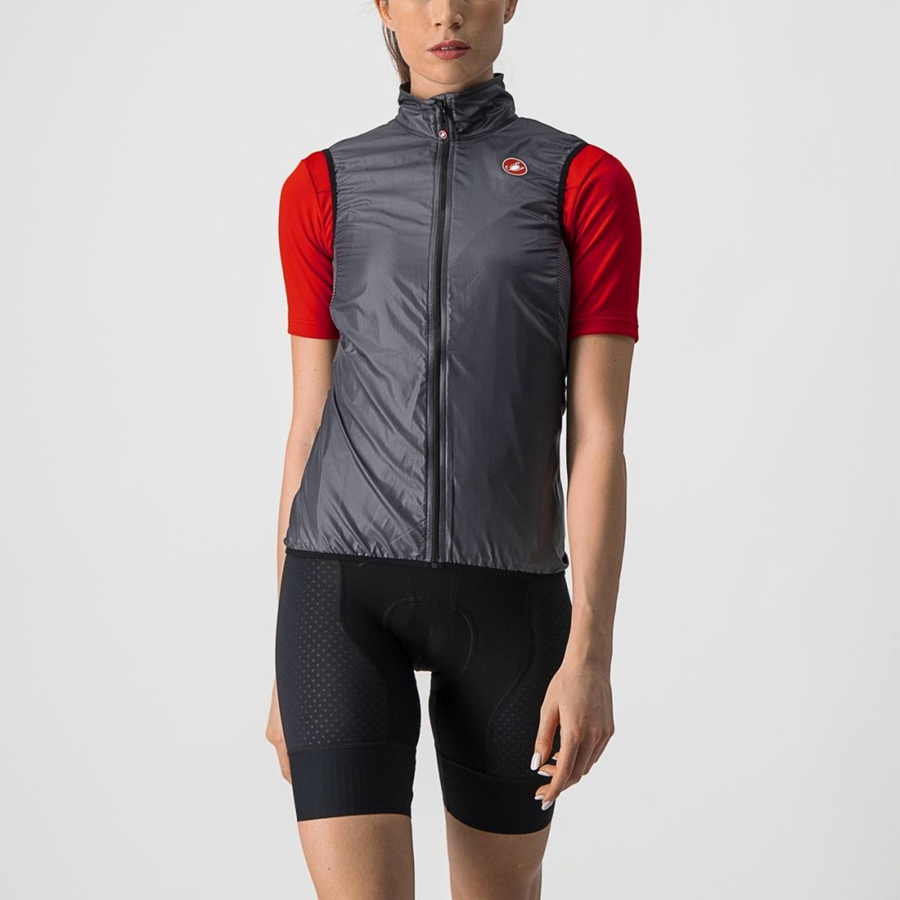 Castelli ARIA W Vest Dames Donkergrijs | FGE915260