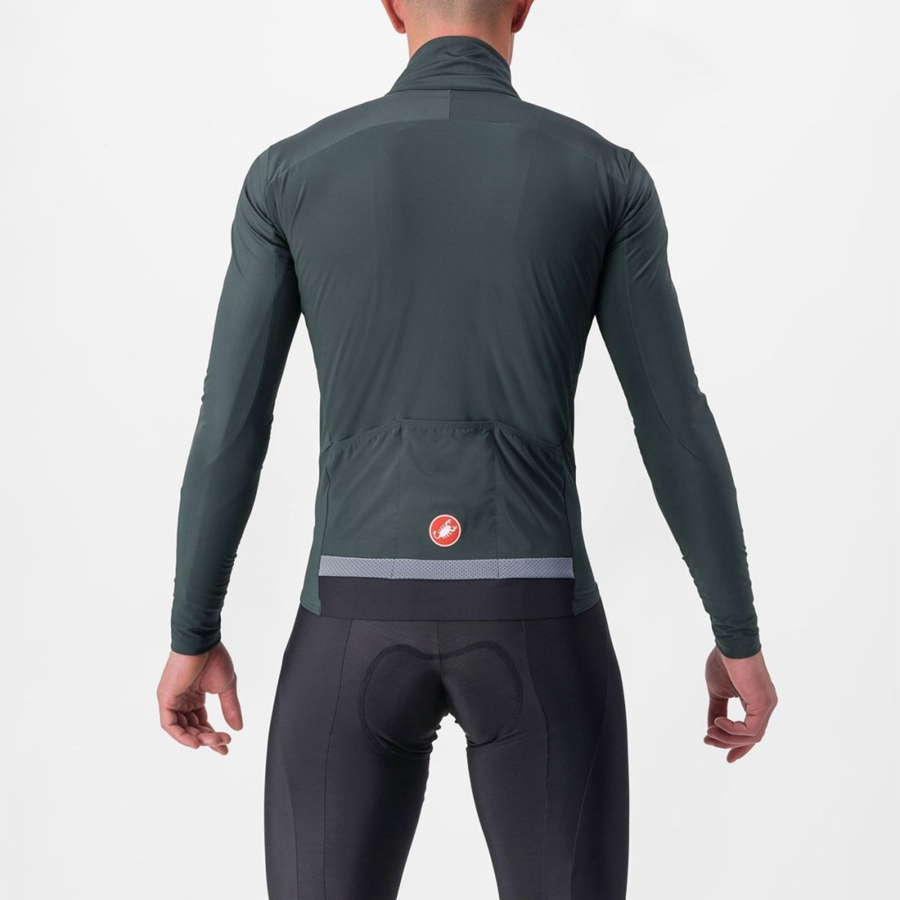 Castelli BETA RoS Jassen Heren Groen Rood Oranje | MPK182973