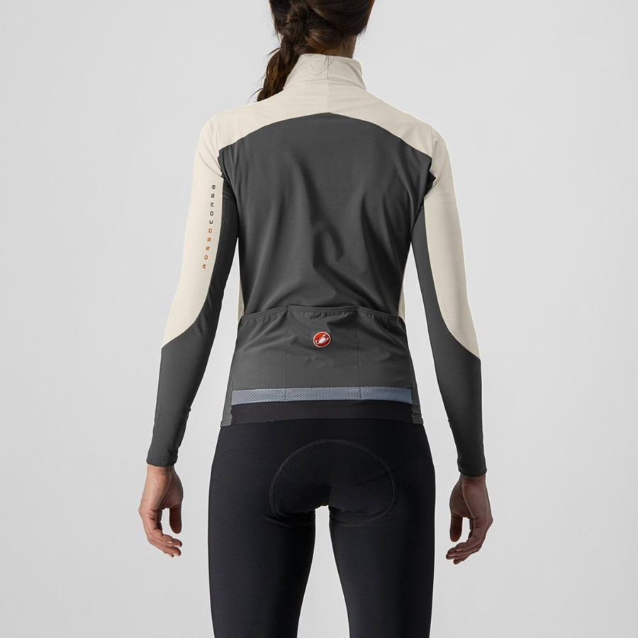 Castelli BETA RoS W Jassen Dames Donkergrijs | PHW504291