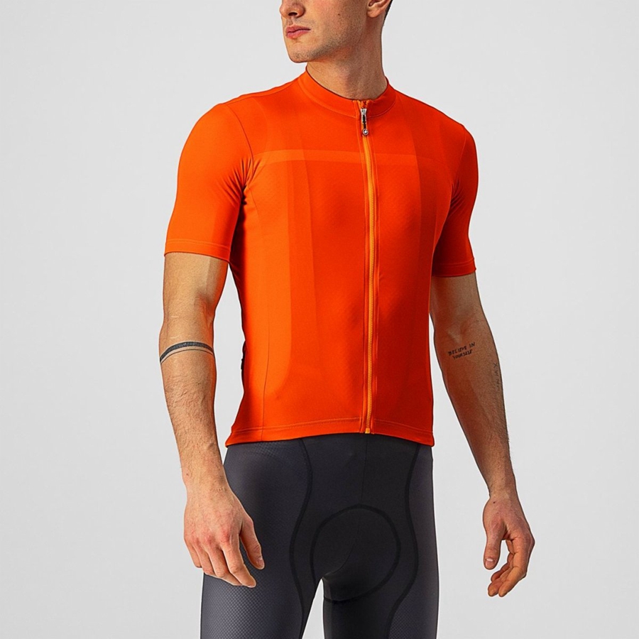 Castelli CLASSIFICA Jersey Heren Oranje | KQS714308