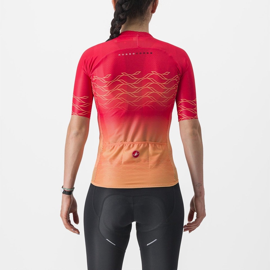 Castelli CLIMBER'S 2.0 W Jersey Dames Oranje | ITB631749