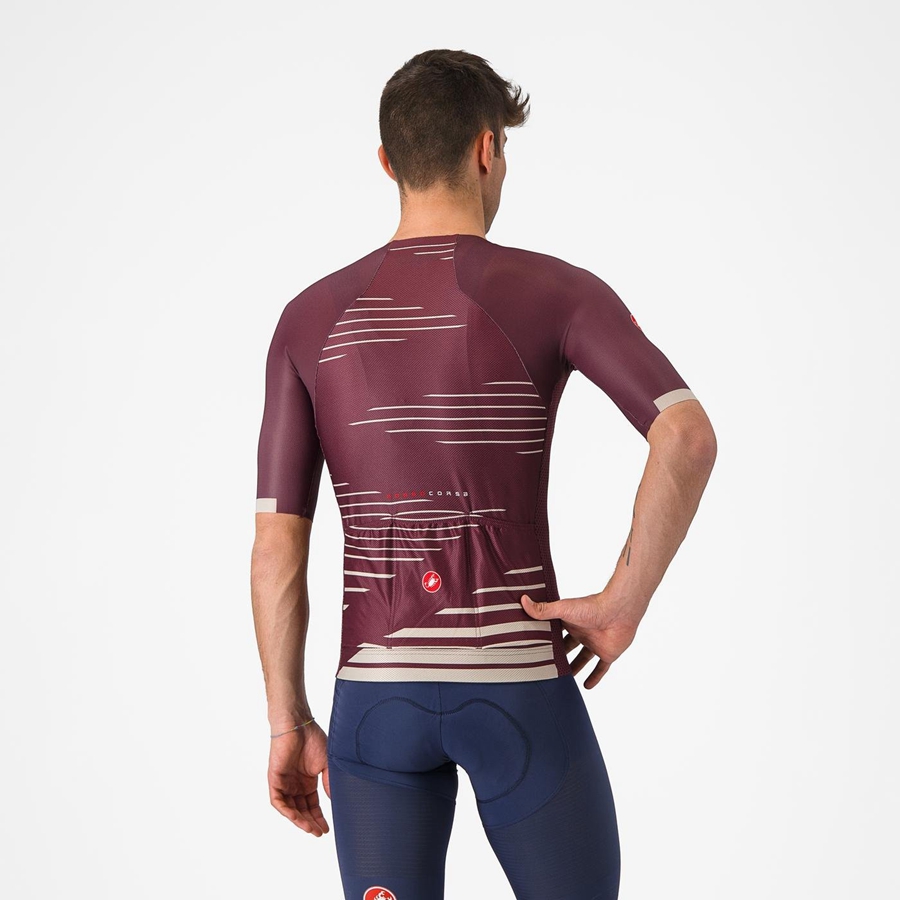 Castelli CLIMBER'S 4.0 Jersey Heren Diepbordeaux Zilver | MDR549018