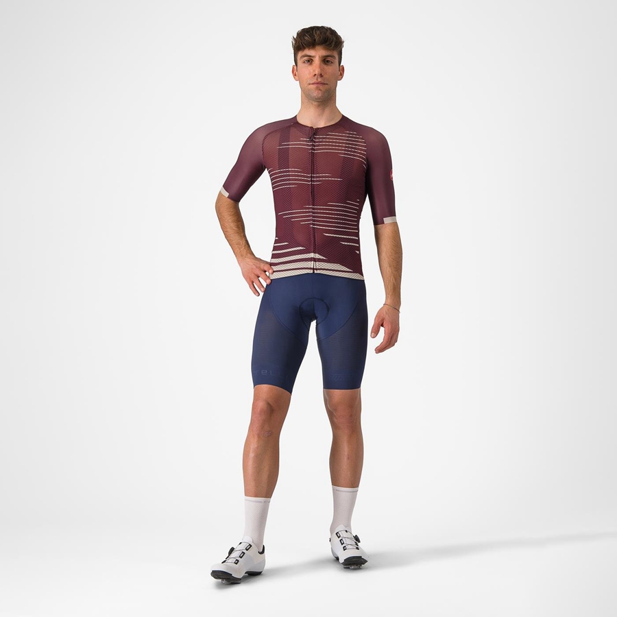 Castelli CLIMBER'S 4.0 Jersey Heren Diepbordeaux Zilver | MDR549018