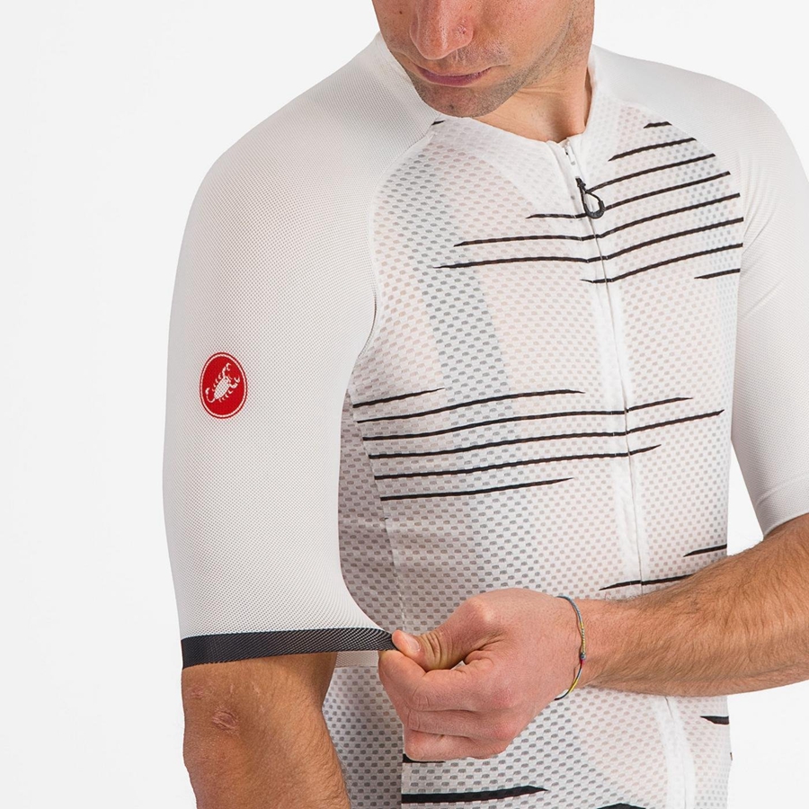 Castelli CLIMBER'S 4.0 Jersey Heren Wit Zwart | LQW986234