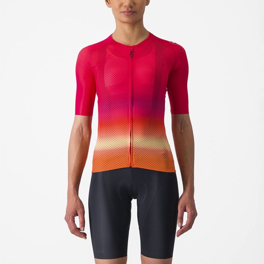 Castelli CLIMBER\'S 4.0 W Jersey Dames Roze | KDF164320