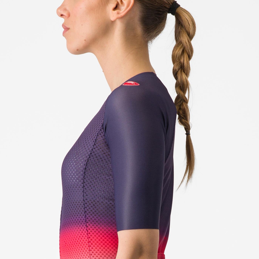 Castelli CLIMBER'S 4.0 W Jersey Dames Roze Oranje | ZAW890342