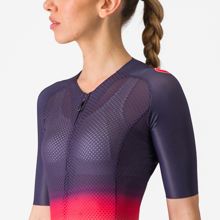 Castelli CLIMBER'S 4.0 W Jersey Dames Roze Oranje | ZAW890342