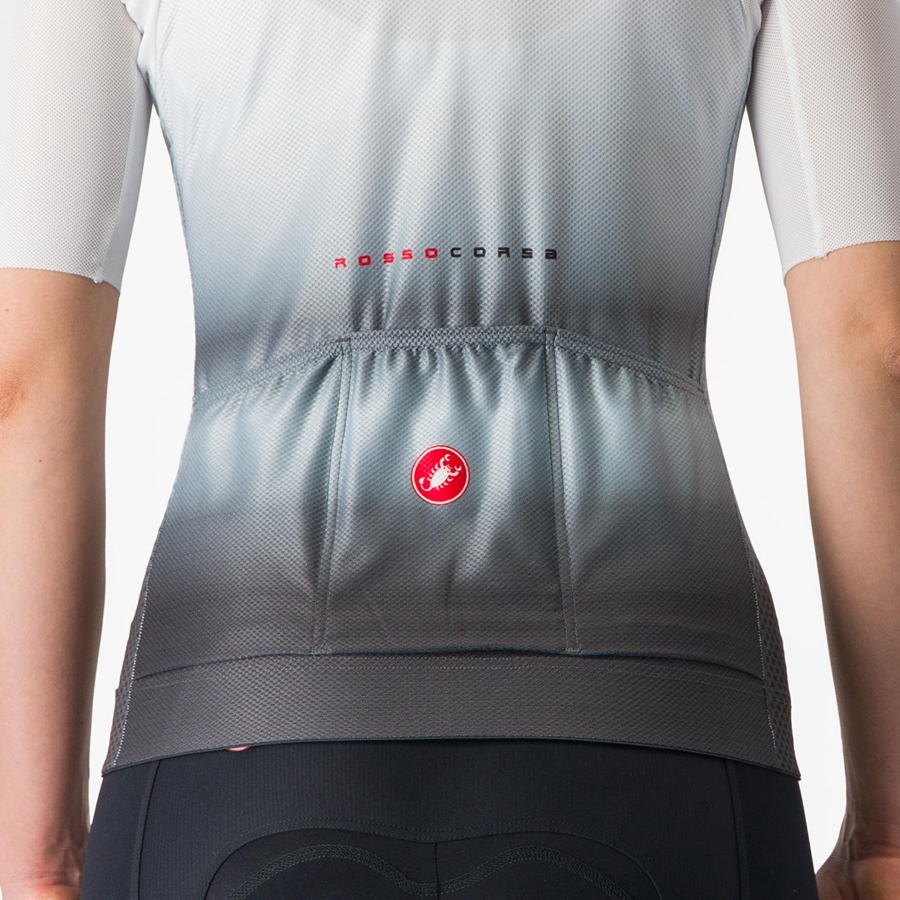 Castelli CLIMBER'S 4.0 W Jersey Dames Wit Donkergrijs | NWO821530