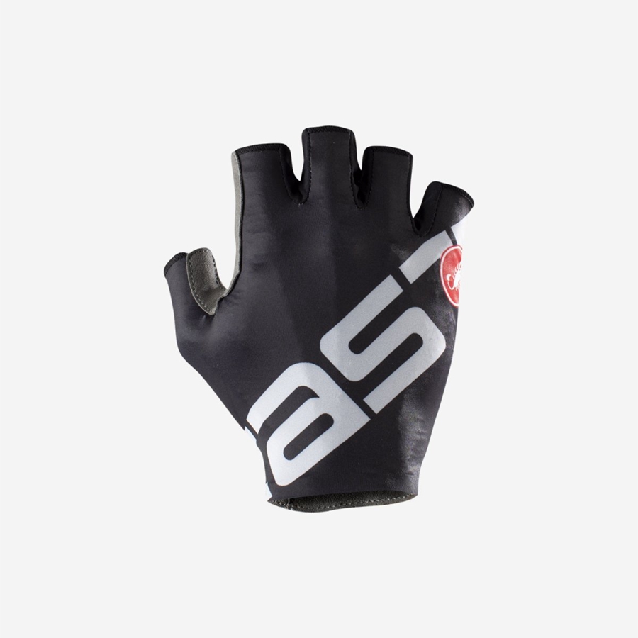 Castelli COMPETIZIONE 2 Handschoenen Heren Zwart Zilver | VLI290831