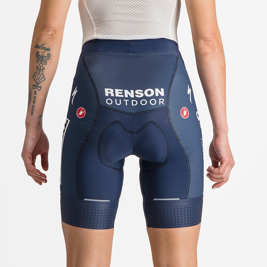 Castelli COMPETIZIONE W Korte Broek Dames Blauw Wit | YWN481932