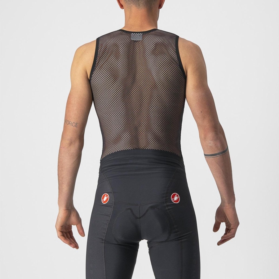 Castelli CORE MESH 3 SLEEVELESS Basislaag Heren Zwart | VXL347259